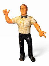 1986 LJN WWF Mean Gene Okerlund Wrestling Superstars Figure Loose No Mic picture