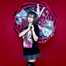 Junji Ito Uzumaki Folding Umbrella 100cm Horror Manga Official Japan New picture