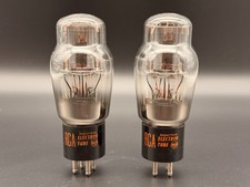 2A3 RCA Radiotron NOS Grey Plate Matched Pair DHT Tested METRIX 67/68mA VT-95 picture