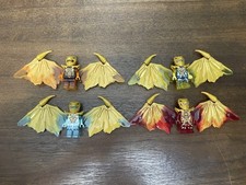 LEGO Ninjago Golden Dragon Minifigure Lot Of 4 Great Condition picture