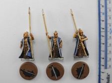 3 GUARDS OF THE GALADHRIM COURT Metal Lord of the Rings Good Elf Elves Army A2c picture