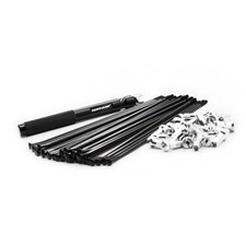 MXCHAMP Black Stainless Spoke & Multiple Color Nipple Kits for Kawasaki KX KXF picture