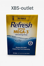 Refresh Optive MEGA-3 Preservative-Free Lubricating Eye Drop, 70 Vials picture