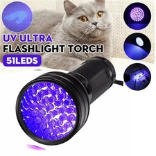 UV Ultra Violet 51 LED Flashlight Blacklight Light 395 nM Inspection Lamp Torch picture