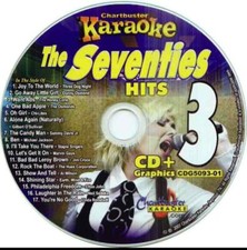 CHARTBUSTER SEVENTIES HITS KARAOKE CDG DISC MUSIC CD 5093-01 1970s oldies rock picture