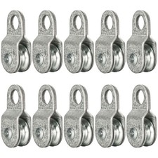 10Pack Small Snatch Cable Pulley Block for 6mm / 0.23 Inch Wire Rope, Single Pul picture
