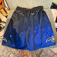 Nike NBA Orlando Magic Dri-FIT Basketball Shorts Size L Blue/Black picture