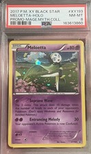 2017 Meloetta XY193 Black Star Promo Cosmos Holo PSA 8 ✨ NEW CERT picture
