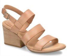 Kork-Ease Women's Brown Leather Strappy Buckle Sandals US 7 M EU 38 Casual picture
