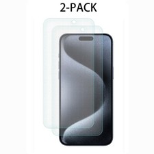 2X Anti-Glare Matte Tempered Glass Screen Protector for Apple iPhone 15 Pro Max picture