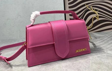 Jacquemus Le Bambino Pink Leather Top Handle Shoulder Bag - NEW picture