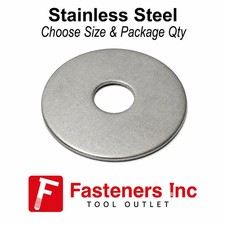 Fender Washers Large Diameter Stainless Steel All Sizes Available in Listing picture