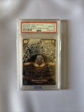 Rocks.D.Xebec OP17-118 Pirate Crew Alt Art Super Parallel  English PSA10 Low POP picture