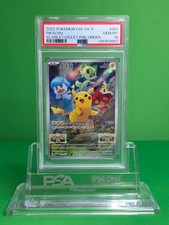 POKEMON 2022 SCARLET VIOLET PREORDER CHI. PIKACHU SV PROMO 001 PSA 10 picture