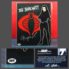 G.I. Joe The Movie Morgan Lofting Autograph Photo 8x10 Baroness Bam COA Sealed picture