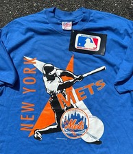 VTG 1992 Deadstock NEW YORK METS Tee MENS XL SINGLE STITCH NWT 90s MLB picture
