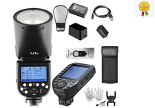 US Godox V1-S TTL 2.4G HSS Round Head Speedlite Flash Light For Sony Camera-New. picture