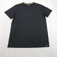 Smartwool Merino Sport 150 Men's Black Short Sleeve Crew Neck T-Shirt Size M picture