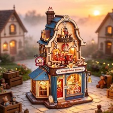 ROKR Happyduke Toys Wooden 3D Puzzle Building Model Kit Mechanical Xmas Gifts picture