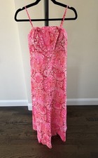 NWT Lilly Pulitzer Jorgian Linen Midi Dress 