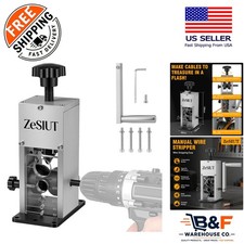Versatile Manual or Drill-Powered Wire Stripper Machine for Easy Cable Recycling picture