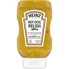 Heinz Hot Dog Relish 12.7 fl oz Hot Dog Condiment for Dogs Bottled Relish picture