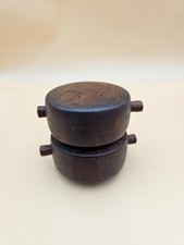 Vintage Jens Quistgaard Dansk Teak Double Barrel Salt and Pepper Mill Model 824 picture