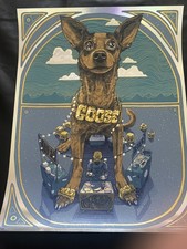 GOOSE FOIL POSTER 121/125 SIGNED LOS ANGELES GREEK THEATER 8/15/26 RARE SOLD OUT picture