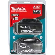 2X BL1860B-2 18V 6.0Ah Integrated LED LXT Lithium-Ion Battery - 2 Pack picture