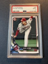2018 Bowman - Shohei Ohtani #49 (RC) PSA 9 Pitching Rookie picture
