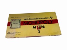 Vintage 1940s/WWII Era Monopoly Set  with Composite Tokens picture
