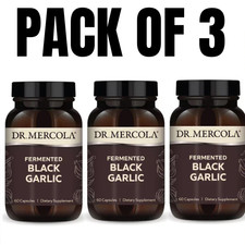 Dr. Mercola Fermented Black Garlic – 60 Capsules (Pack of 3) picture