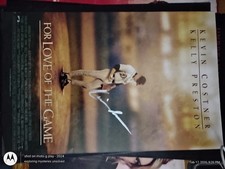 For Love of the Game Original Autographed Poster Kevin Costner Kelly Preston picture