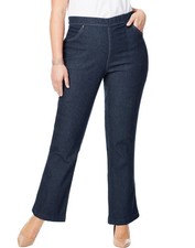 Just My Size JP3962 Plus Size 4-Pocket Stretch Bootcut Jeans - PETITE Length - picture