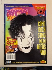 WCW Wrestling Magazine Issue 24 February 1997 Sting The Crow Cover WWF WWE picture