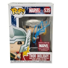Chris Hemsworth Signed Thor Love & Thunder Funko Pop 535 Beckett Autograph picture