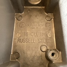 Russell Stoll 314B 1-Gang Outlet Box picture