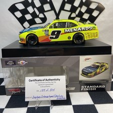 Brandon Jones Autographed 2023 1:24 #9 Menards Chevrolet Camaro Diecast w/COA picture