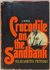 CROCODILE ON THE SANDBANK By Elizabeth Peters - Hardcover picture