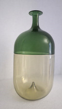 Bottle VENINI Bubbles TAPIO WIRKALA 1982 Murano Green Calm Signed picture
