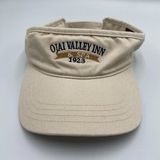 Ojai Valley Inn & Spa California Adjustable Visor Hat Cap Beige picture