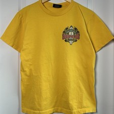 Aéropostale Vintage Y2K Yellow Cotton Cabo San Lucas Surf Club Graphic T-Shirt picture