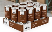 Slate Mocha Latte Protein Milk Coffee Drink - 14g Protein, 8 fl oz - Pack 16 picture