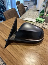 BMW 16-18 F3X Driver Mirror Assembly Heated Power Dimming Mineral Grey Metallic picture
