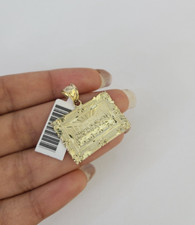 10k Last Supper Charm Pendant REAL 10Kt Yellow Gold Genuine picture