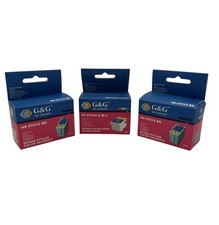 Vintage G&G Ink Cartridge Lot (3) Epson Stylus Color 880 880I 2 Black 1 Color picture