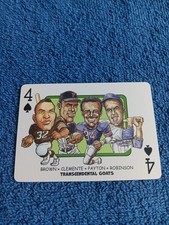 Brown Clemente Payton Robinson Hero Decks Playing Card Goats Card Rare Card picture