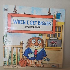 1983 When I Get Bigger Softcover Little Golden Look-Look Book Mayer, Mercer - EX picture