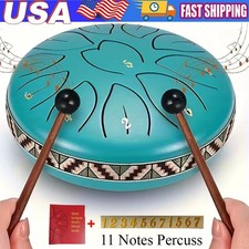 Steel Tongue Drum 11 Notes 6 Inch D-Key Panda Drum Percussion Instrument picture
