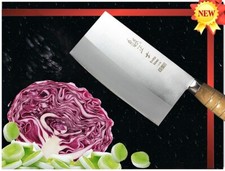 Handmade Japanese VG-10 Steel Cleaver 7 inch Chopping Knife 1.6mm Thickness picture